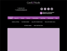 Tablet Screenshot of carolandnicole.com